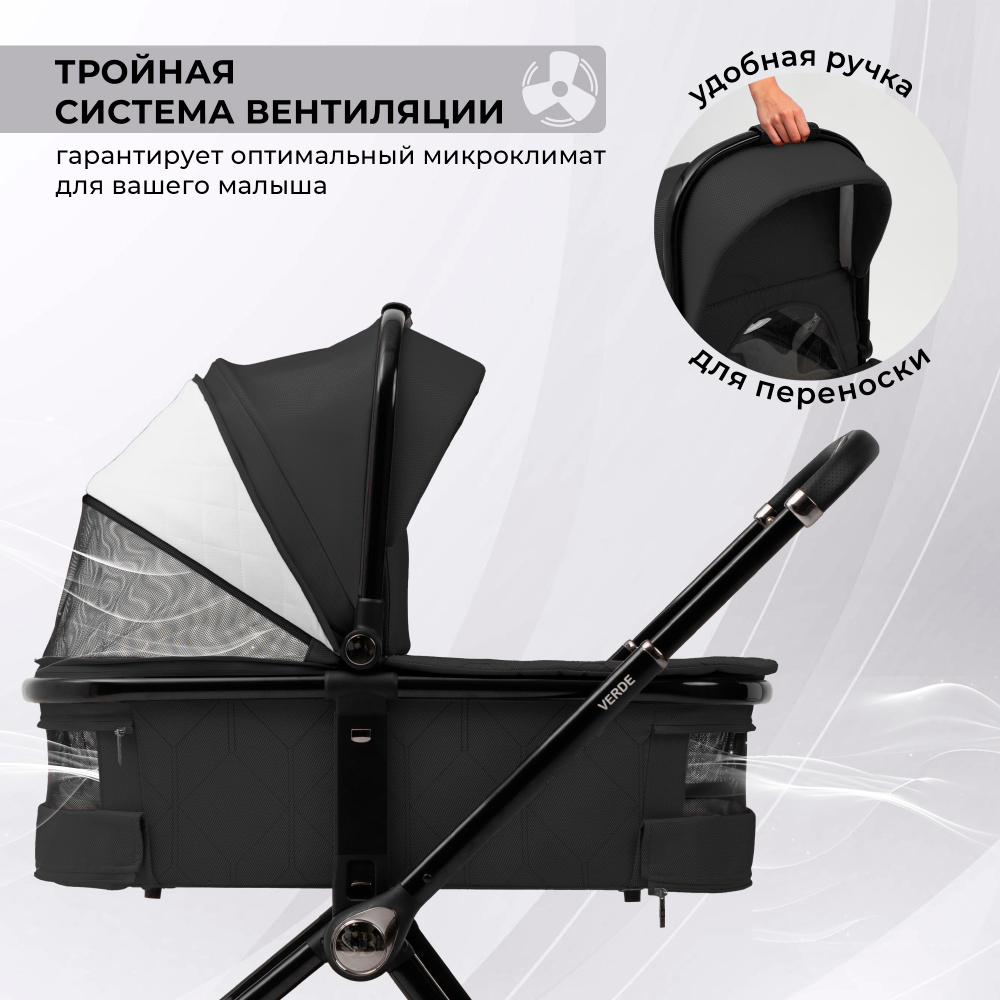 Коляска 2в1 Sweet Baby Verde Black