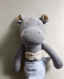 ZARA HOME ДЕТСКИЙ НАБОР "СЕМЬЯ БЕГЕМОТОВ", РАЗНОЦВЕТНЫЙ