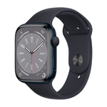 Умные часы Apple Watch Series 8 GPS, 45mm, Aluminium Case with Sport Band S/M, Midnight (Тёмная ночь)