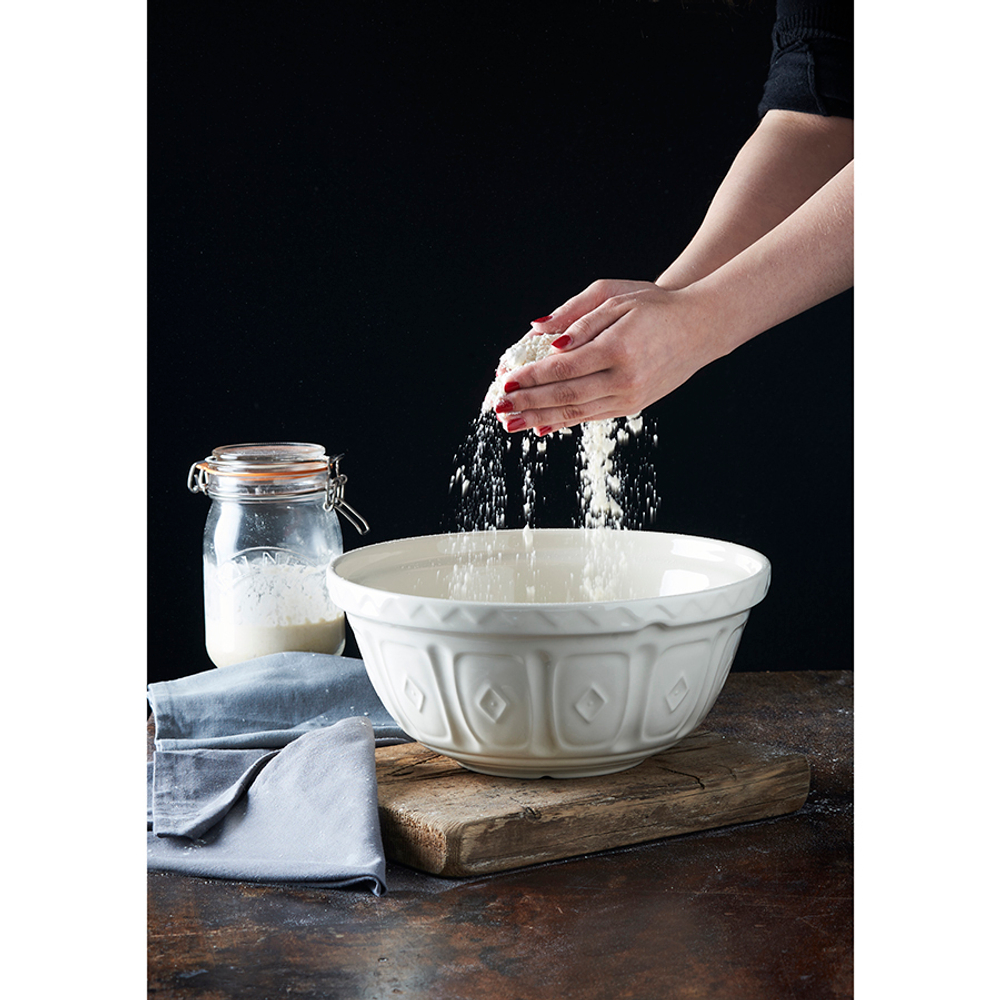 Миска colour mix 24 см кремовая