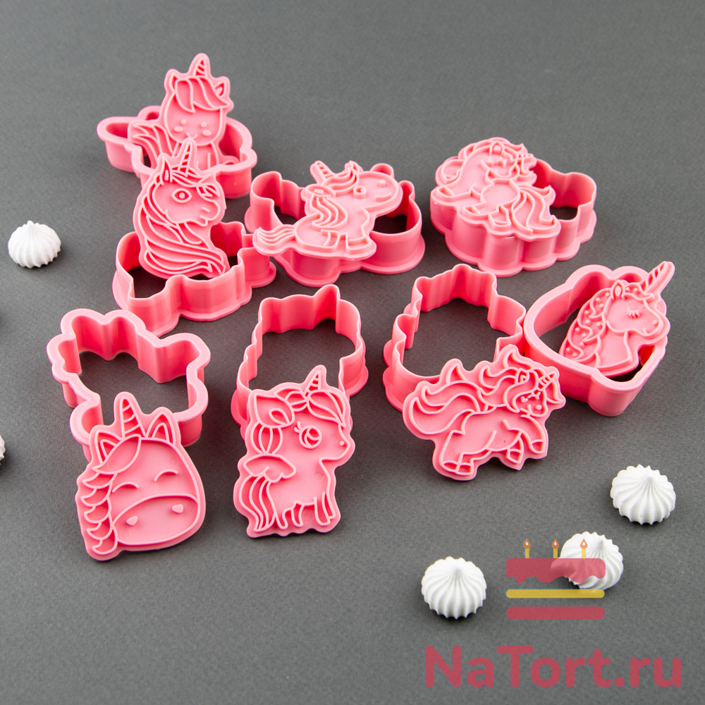 Набор вырубок «Единороги» 8 шт