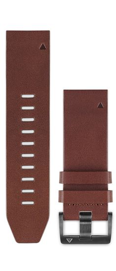 Кожаный ремешок QuickFit 22 для Garmin Fenix 5 (коричневый) 010-12496-05