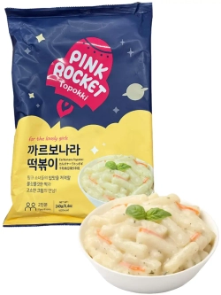 Рисовые клецки Токпокки с соусом Карбонара 240 г