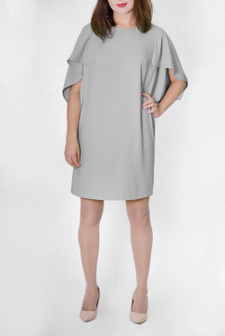 Нарядное платье 2049оп, светло серый #449СС052049оп