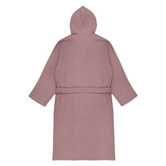 Naomi (марсала) XL (р.58-60) Халат вафельный с капюшоном