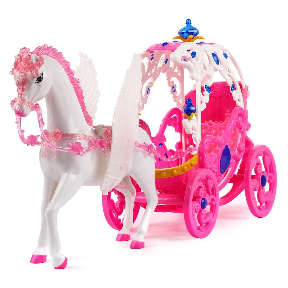 Набор Лошадь с каретой коробка 329B