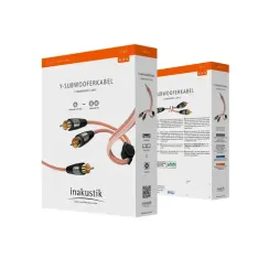 Inakustik Star Audio Cable, Y-Sub RCA-2RCA 5m