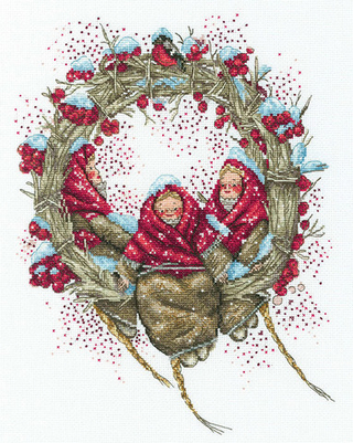 "Снегирини"-M822  вышивка