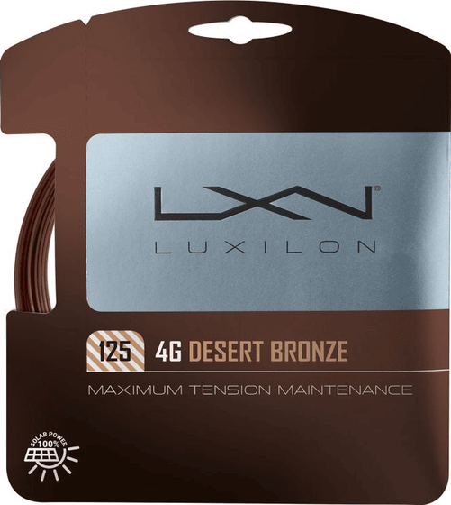Теннисная струна Luxilon 4G Desert Bronze - 1,25 Set (12,2 м), арт. WR8309701125