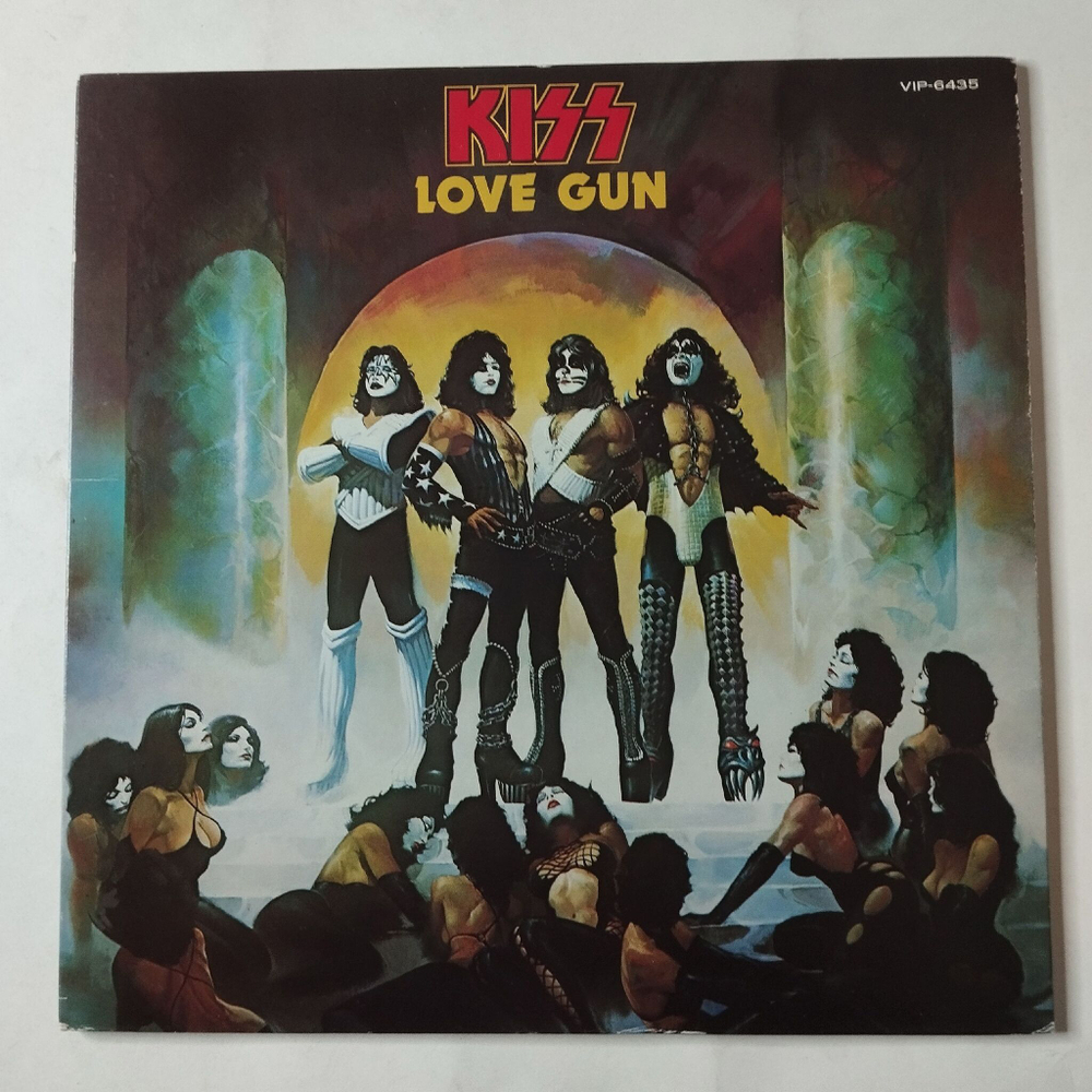 Винтажная виниловая пластинка LP Kiss Love Gun (Japan 1977) (No Obi) I Stole Your Love