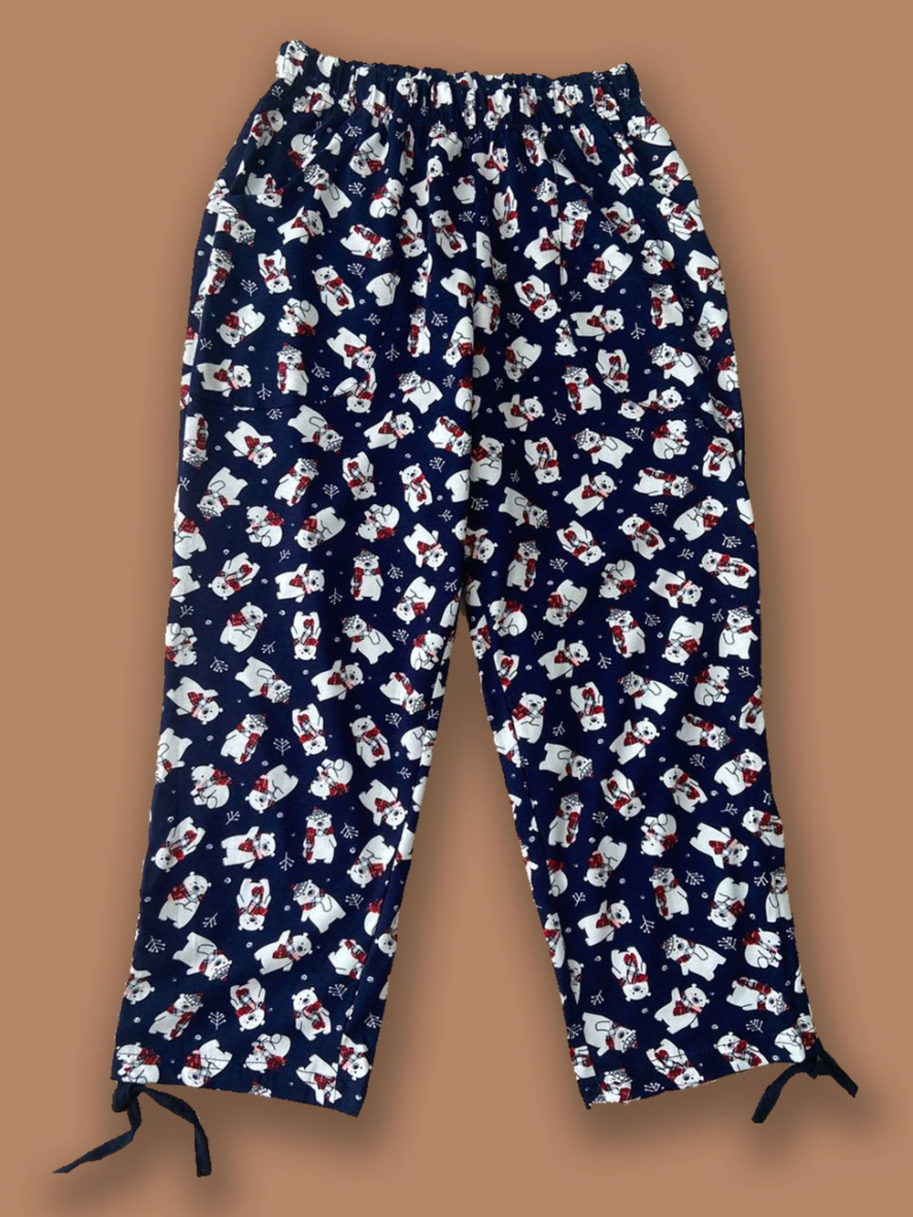 Бриджи Д-6Х/синий-мишки