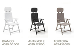 Кресло пластиковое складное Nardi Acquamarina, антрацит