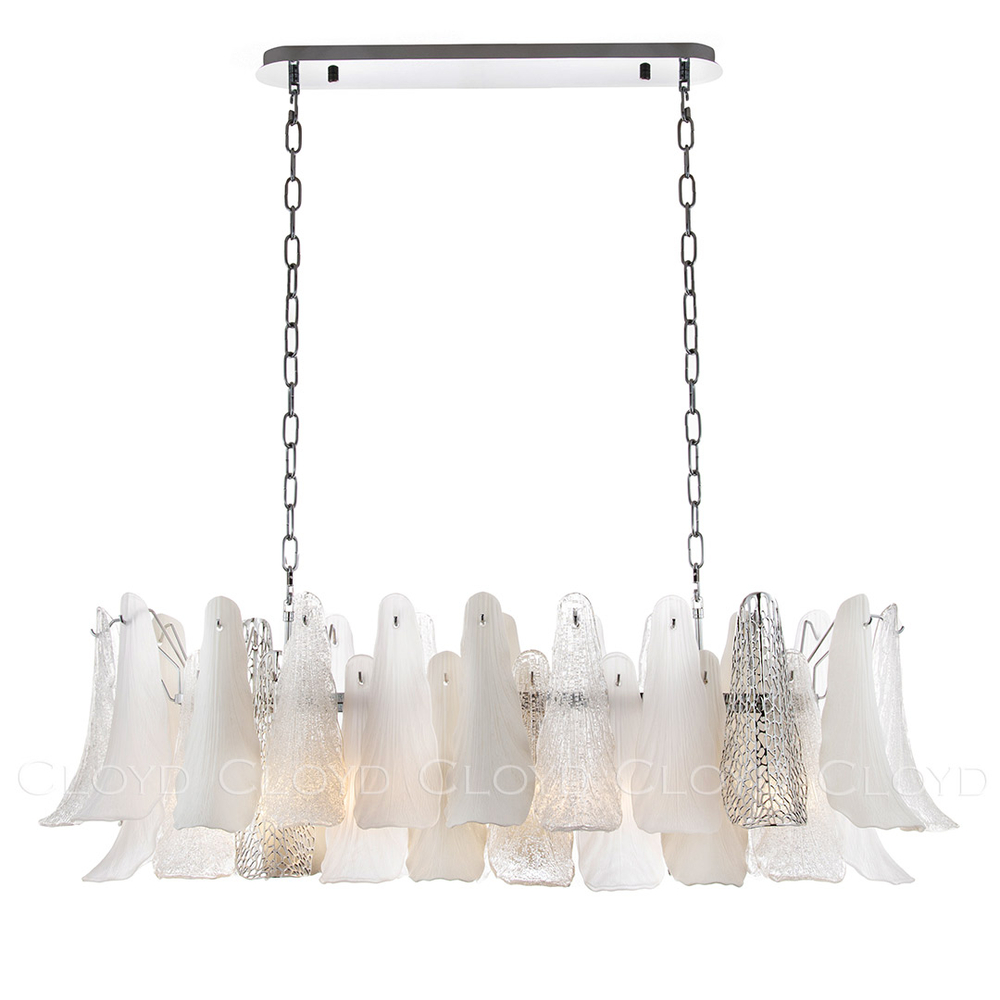 Люстра Cloyd WASABI C8 / шир. 111 см - керамика - хром (арт.11451)