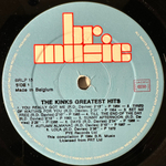 The Kinks ‎– Greatest Hits (Бельгия 1985.)