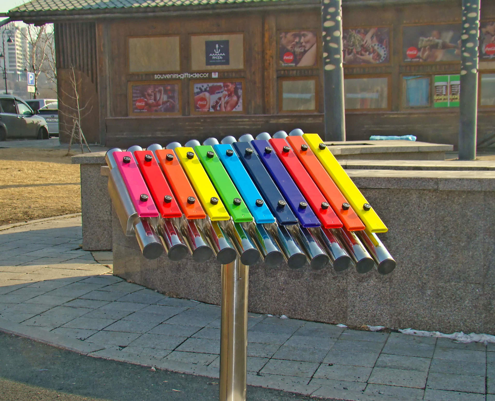 Уличный игровой музыкальный комплекс Малыш