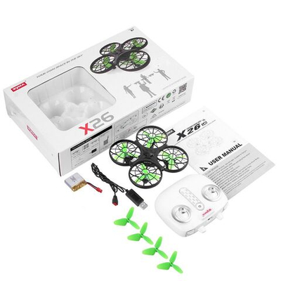 Квадрокоптер радиоуправляемый SYMA X26, в защите от повреждений