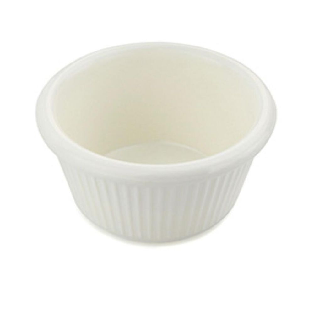 Соусник 80 мл d 7,9 см h4 см круглый пластик белый P.L. Proff Cuisine