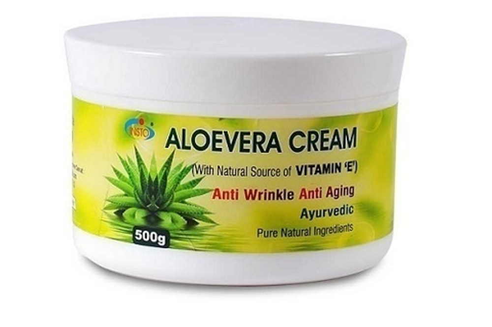 Крем для лица Insto Aloevera Cream Ayurvedic Инсто, Алое Вера Витамин Е 50 г