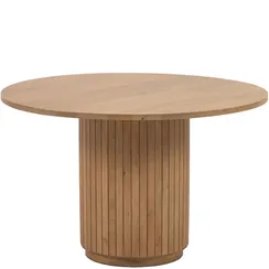 Стол Licia Ø120 см из дерева манго