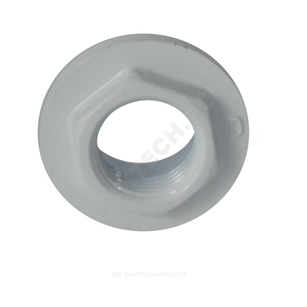 Заглушка (пробка) проходная 1"x3/4" правая резьба для алюминиевых и биметаллических радиаторов с прокладкой Ogint