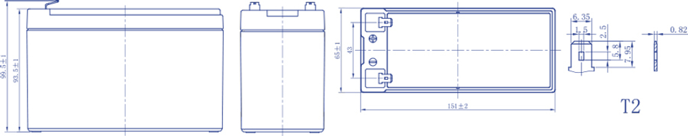 Батарея для ИБП Ippon IPE12-9 12В 9Ач