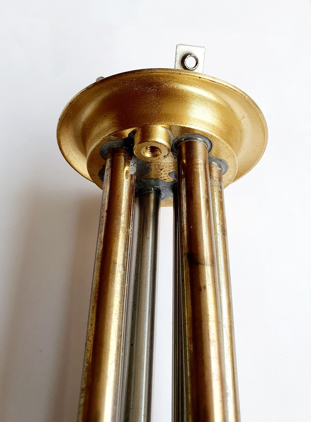 Тэн 2000W PREMIUM латунный фланец, крепление под анод М4