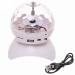 Диско-шар светодиодный «Калейдоскоп красок», Bluetooth, МР3, USB, кардридер (220V)