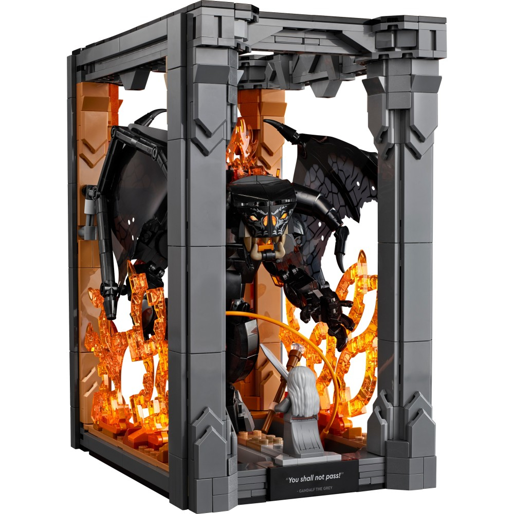 OUTLET LEGO Icons - Властелин колец: Книжная полка с Балрогом 10367