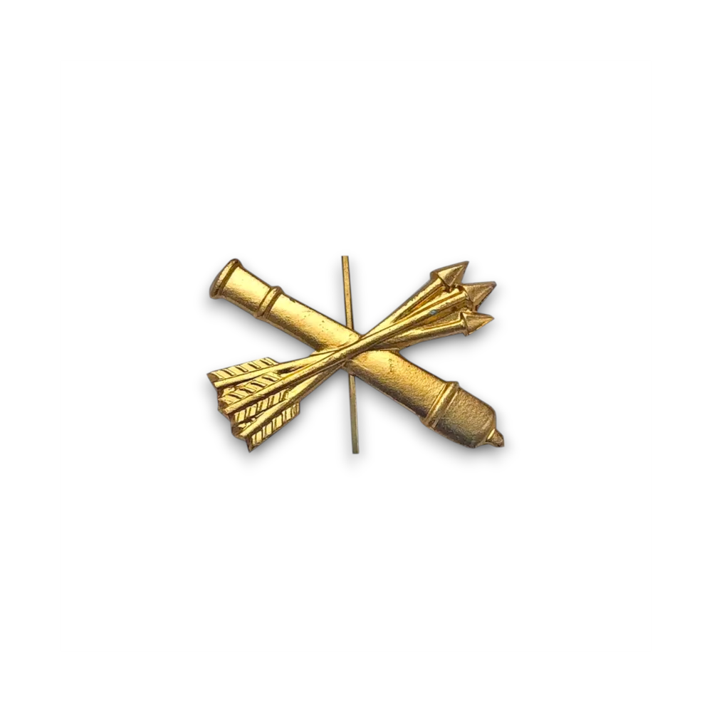 Эмблема ( Знак ) Петличная ( Петлица ) ПВО Золотистая
