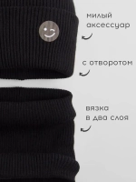 Шапка и снуд для мальчика на осень