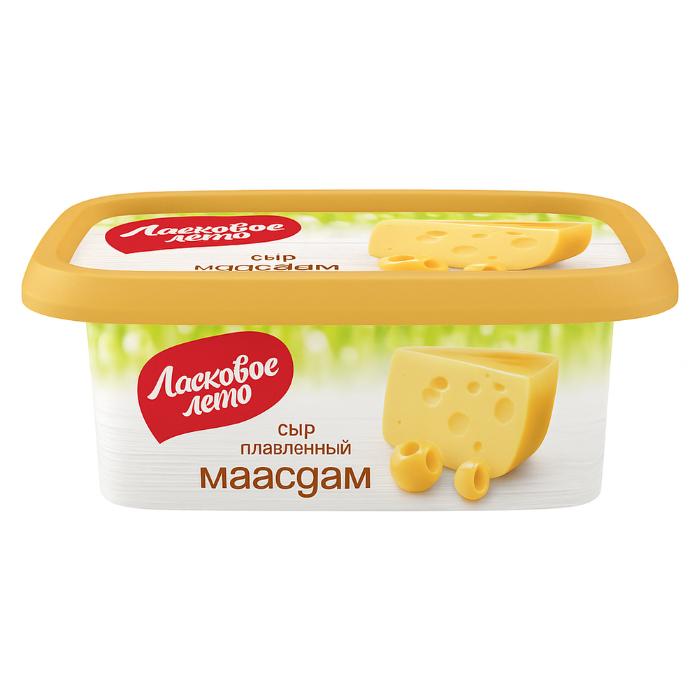 Сыр плавленый Маасдам Ласковое Лето 170 гр