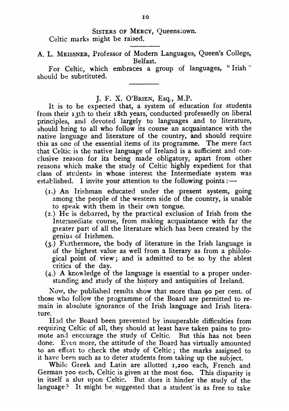 The Irish language and Irish intermediate education | Connradh na Gaedhilge