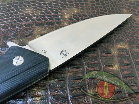 Складной нож STEELCLAW Босс черный c клинком из стали D2, рукоять G10