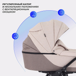 Детская коляска Rant Siena New 2 в 1 09 коричневый-бежевый