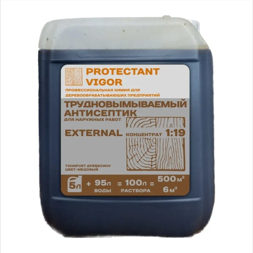 PROTECTANT VIGOR Строительный антисептик Глубокого проникновения 6 кг 5 л
