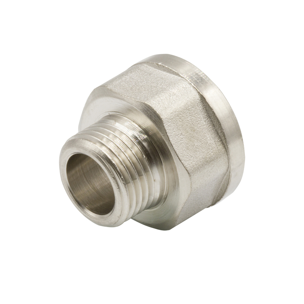 Переходник 3/4'' - 1/2'' вн/нар никель