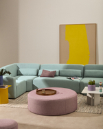 Чехол на подставку для ног Kaeli фиолетовый Ø120 см