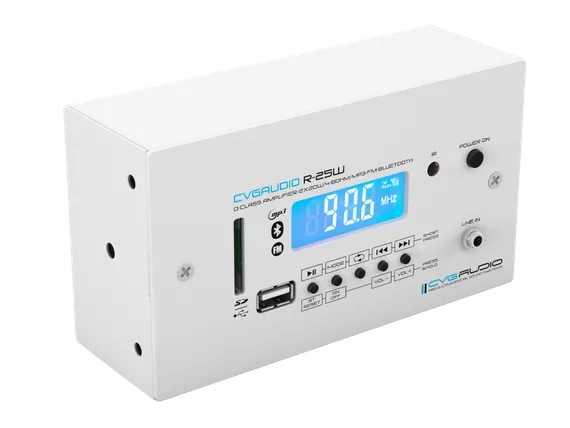 CVGAUDIO R-25W настенный низкоомный (low-impednce) двухканальный (stereo) микшер-усилитель