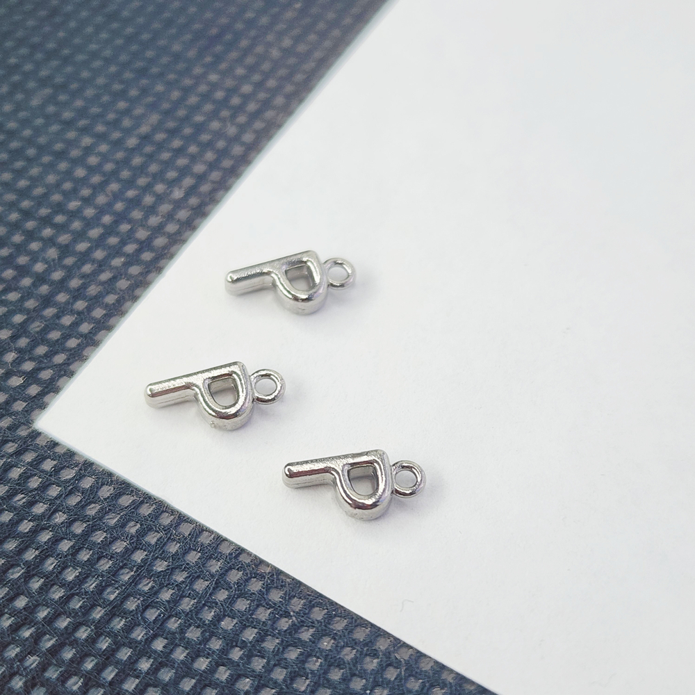 Буква "Р", сталь, 9мм, литера, алфавит