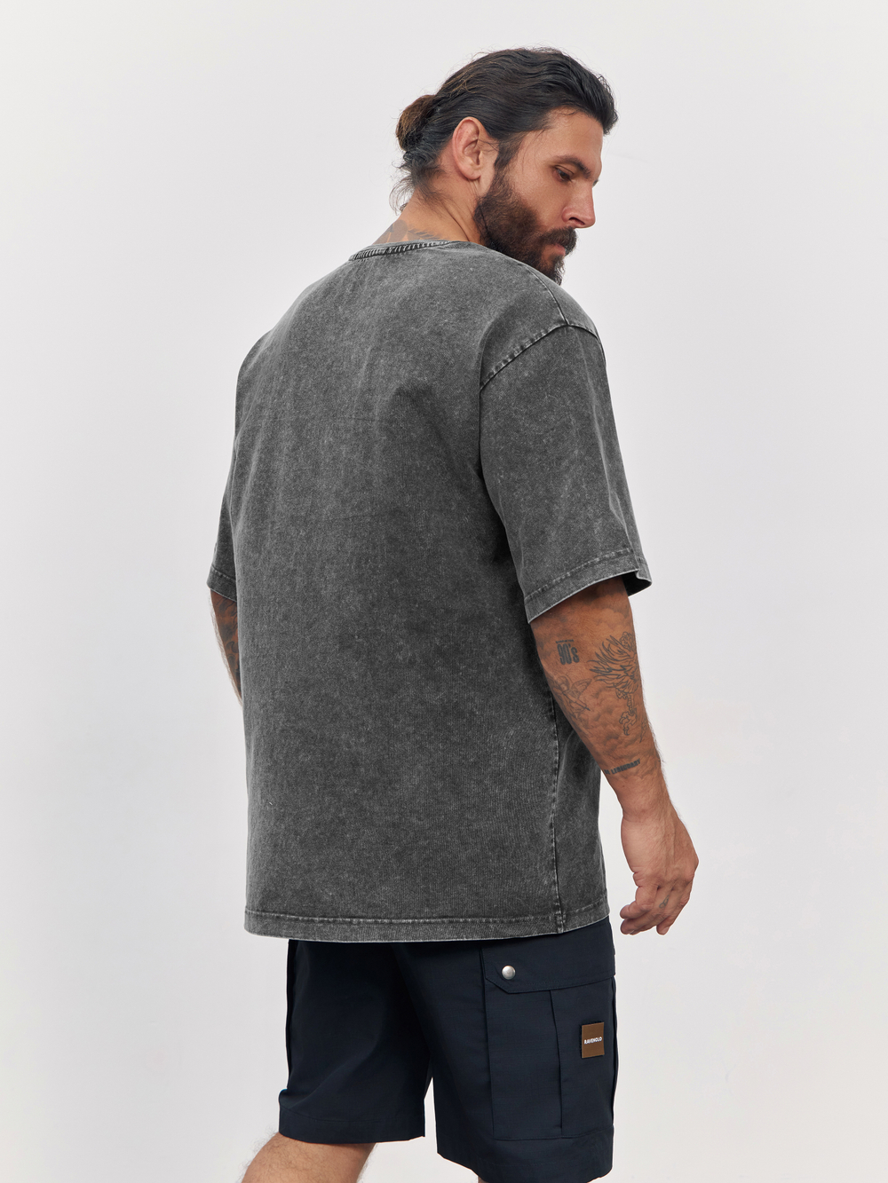 Футболка garment dyed (хаки)