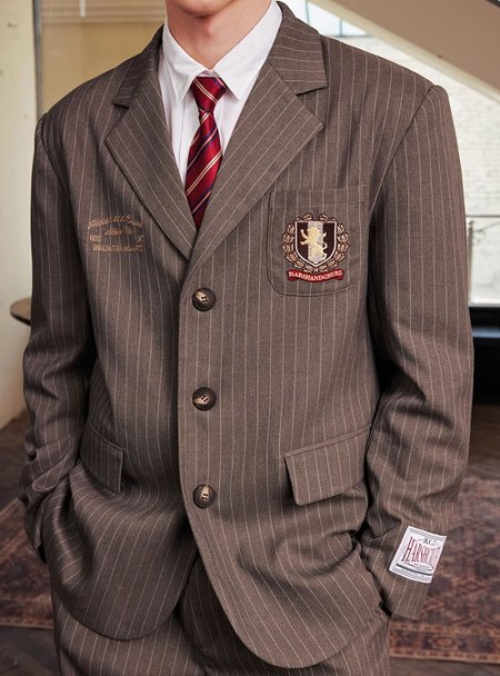 Блейзер HARSHandCRUEL "HACR Academy" Striped Blazer