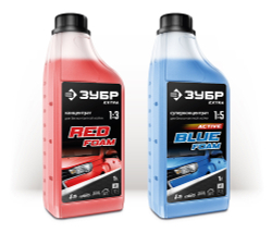 ЗУБР 1 л, концентрированный шампунь для минимоек универсальный, EXTRA (70651-1)