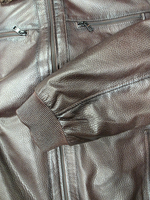 KHIMEONE Мужская кожаная куртка на меху (натуральная кожа/натуральный мех)