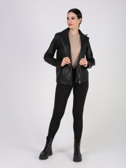 Кожаная куртка демисезонная косуха