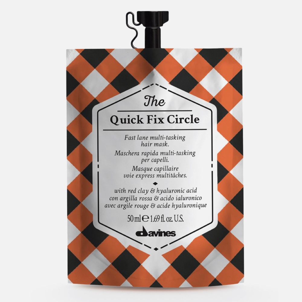 DAVINES  The Quick Fix Circle Супербыстрая многофункциональная маска для волос, 50мл