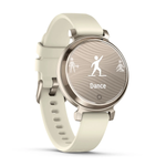 Умные часы Garmin Lily 2 кремово-золотые с кокосовым силиконовым ремешком