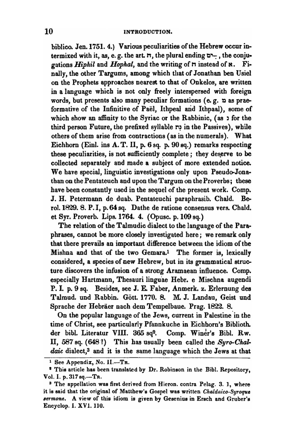 Grammar of the Chaldee language. As contained in the Bible and the Targums | Georg Benedict Winer