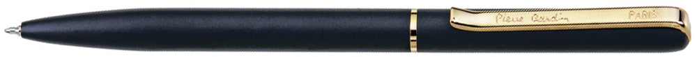 Фото ручка шариковая Pierre Cardin GAMME PC0911BP черного цвета с позолотой в подарочной  коробке с гарантией