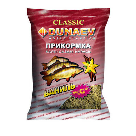 Прикормка "DUNAEV КЛАССИКА" 0.9кг Карп Ваниль