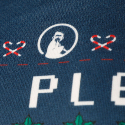 Мужская кофта теннисная Quiet Please Ugly Christmas Sweatshirt Men - Dark Blue, Multicoloured